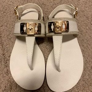 Tory BurchFlat Slingback Thong Sandal-Ivory